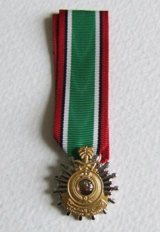 Desert Storm Saudi Arabia Gulf War Kuwait Liberation Miniature Size Medal