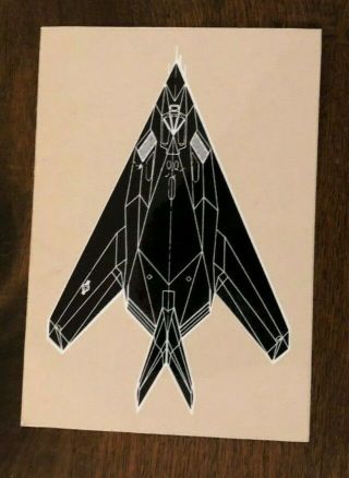 Top Secret Skunk - F - 117a Stealth Fighter Sticker