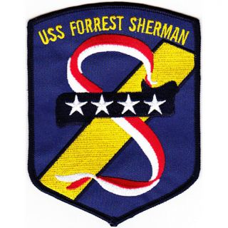 Dd - 931 Uss Forrest Sherman Patch - Version B