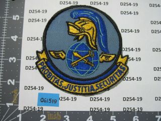Usaf Air Force Squadron Patch 436th Security Police Sqdn Sp Scarce