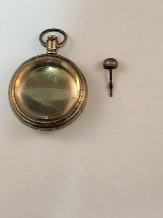 Vintage 18s U.  S.  Pocket Watch Case Swing Out W/ Stem