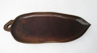 H552: Japanese wooden leaf shaped tray called HA - BON for SENCHA with good taste 2