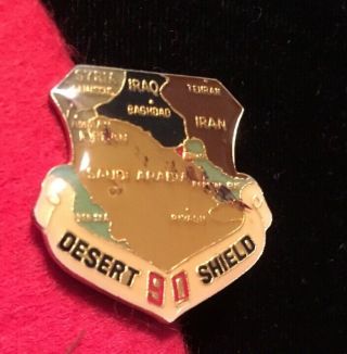 Desert Shield 1990 Pin