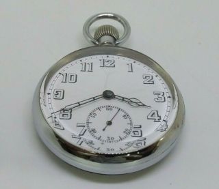 Vintage Military Pocket Watch G.  S.  M.  K.  Ii A.  23264 Hand - Winding Sub Second