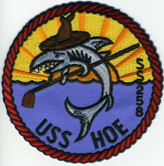 Uss Hoe Ss 258 - 4 Inch Ship 