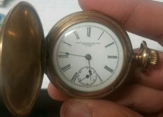 Antique York Standard Watch Company 40mm Pocket Watch Keeps Time