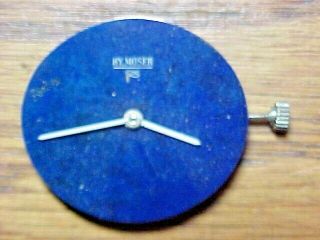 4 Wristwatch Movements Universal Geneve,  Hy Moser And Girard Perregaux 8