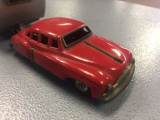 Vintage Japan Tin Friction Toy Car & Camper 2
