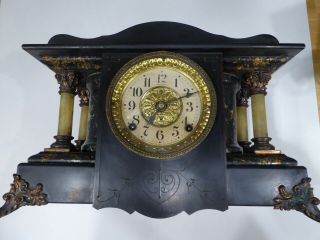 Seth Thomas Adamantine Mantle Clock - 1900’s