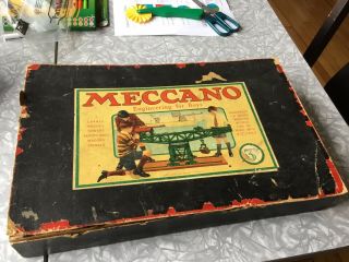 Antique Meccano Erector Set Very Old