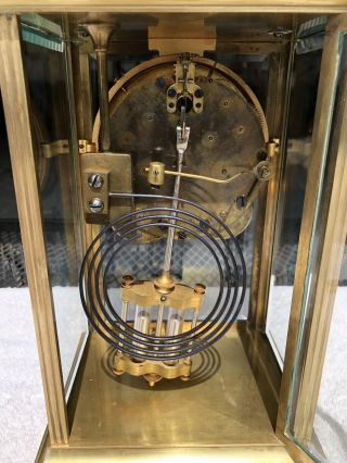 1910’s Antique Seth Thomas Crystal Regulator Mantel Clock Correctly 10