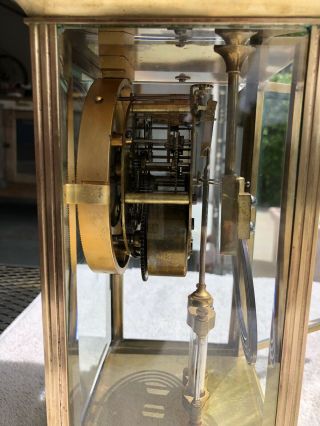 1910’s Antique Seth Thomas Crystal Regulator Mantel Clock Correctly 12