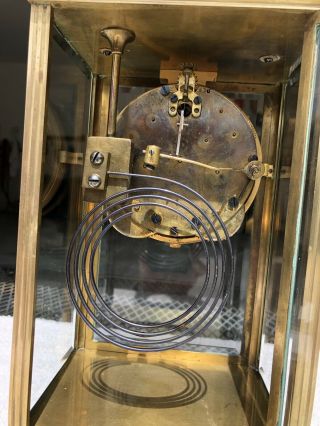 1910’s Antique Seth Thomas Crystal Regulator Mantel Clock Correctly 9