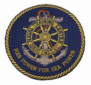 Usn Navy Naval Training Center Great Lakes Patch Boot Camp Man Power Sea Power