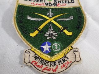 Operation Desert Shield 1990 1991 Patch 22fw Rsaf 360 Tfw Usaf 48th Tfw Usaf