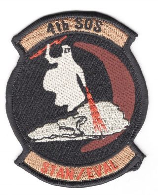 Usaf Air Force Patch: 4th Special Operations Sqdn Stan/eval - 3 "