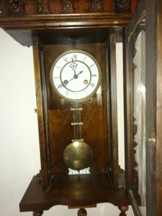 Antique Gustav Becker Vienna Style Clock 8
