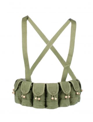 Surplus Chinese Military Type 56 Semi Ammo Chest - Rig Bandolier Pouch - 31165