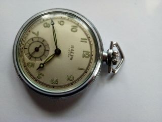 German made antique pocket watch.  Ralph lever by J.  Kaiser.  Going strong. 5