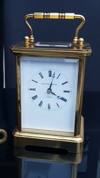 Matthew Norman Striking Carriage Clock Large Case 4