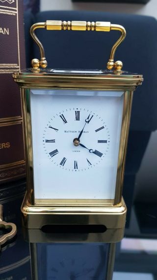 Matthew Norman Striking Carriage Clock Large Case 5