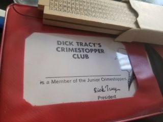 Dick Tracy Secret Code Maker Vintage complete set 3