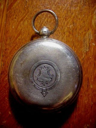 H.  SAMUEL Manchester ANTIQUE FUSEE Sterling POCKET WATCH with Climax Trip Action 3