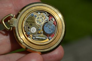 Vintage Antique Bulova Accutron Quartz Pocket Watch Rare 5