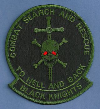 U.  S.  Navy Black Knights Combat Search & Rescue Patch