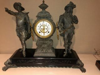Antique Ansonia Don Juan - Don Greco Mantel Clock Ca: 1894