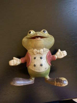 Rare Vtg 1948 Ed Mcconnell Rempel Froggy The Gremlin Rubber Frog Squeaky Toy