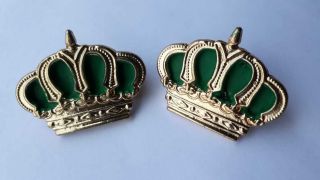 Jordan Military Officer Crown Rank Badge Medal Order Emblem Insignia Pin