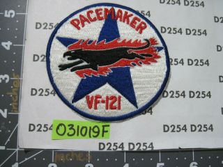 Usn Navy Squadron Patch Vf - 121 Fighter Sqdn Pacemakers F - 4 Phantom