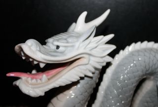 An 21 cm Chinese 4 - Claws Polychrome Dragon,  Shiwan Pottery of Bu Dai Monk 7