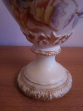 Antique ROYAL BONN Hand Painted Porcelain Vase/Urn 16 