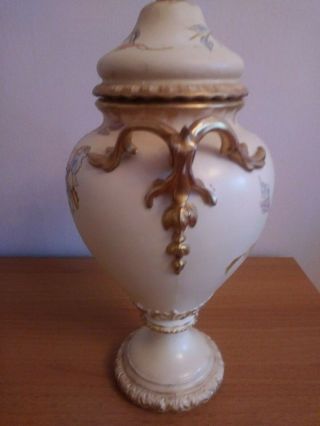 Antique ROYAL BONN Hand Painted Porcelain Vase/Urn 16 