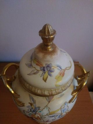 Antique ROYAL BONN Hand Painted Porcelain Vase/Urn 16 