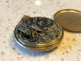 Elgin Pocket Watch,  12s,  15j,  10K Gold Filled Keystone Case,  Vintage 1937 3