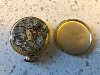 Elgin Pocket Watch,  12s,  15j,  10K Gold Filled Keystone Case,  Vintage 1937 5