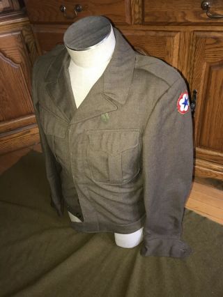 World War 2 Ww2 Wwii Us Army Service Forces Ike Jacket Size 38 L