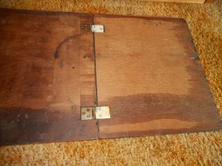 WILLCOX & GIBBS ANTIQUE TREADLE SEWING MACHINE TABLE TOP 5