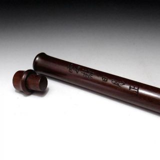 WD1: Vintage Japanese Lacquered Wooden Incense Stick Case,  Ko - zutsu 5