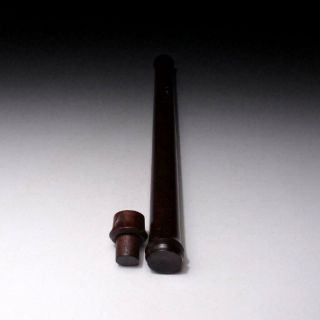 WD1: Vintage Japanese Lacquered Wooden Incense Stick Case,  Ko - zutsu 7