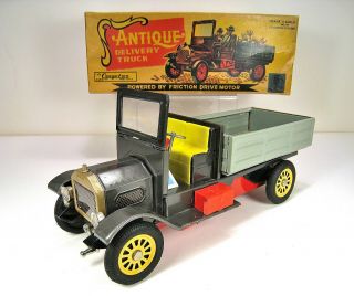 Sss Cragston Tin Friction Ford Model T Delivery Truck 11 "