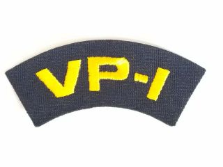 Vp - 1 Patrol Squadron 1 / Screaming Eagles Patch Us Navy Nos Embroidered