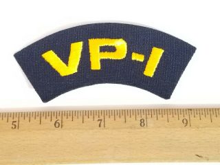 VP - 1 Patrol Squadron 1 / Screaming Eagles Patch US Navy NOS Embroidered 2