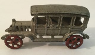 Antique Cast Iron Touring Car Old Vintage Toy