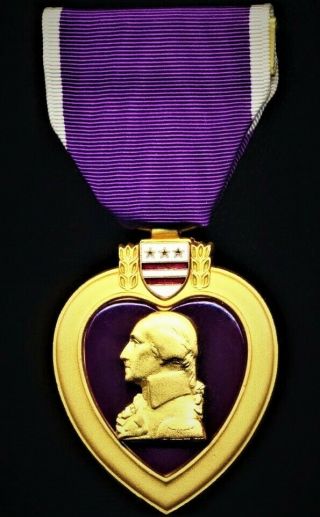 United States Medal - Usa Purple Heart Medal - Wounded / Kia Casualties -