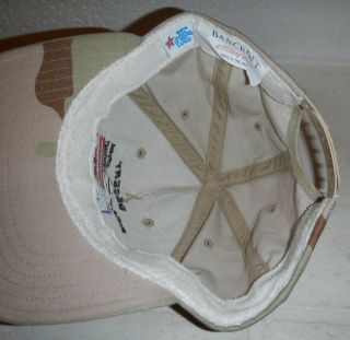Vintage Gulf War Desert Shield Storm Saudi Arabi Kuwait Camo Baseball Hat Cap 5