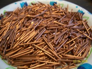 500 - Vintage,  Solid Copper 1 " Long,  " For Timy Only "